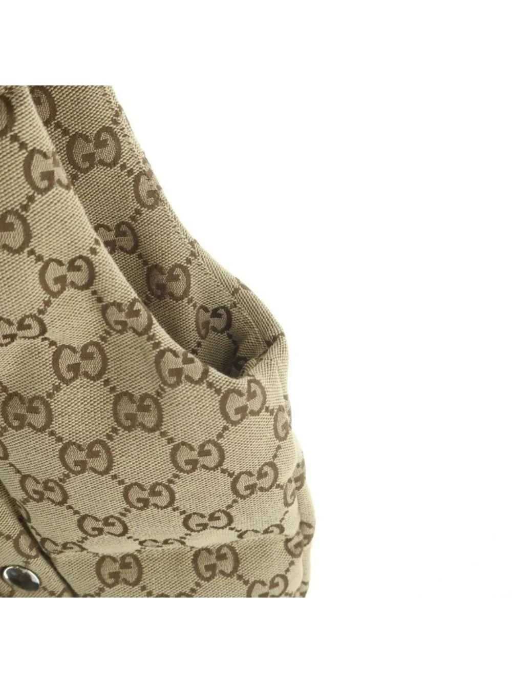 Gucci GG Cotton Canvas Down Vest Beige 36
